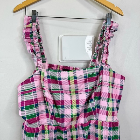 Torrid Mini Poplin Tiered Ruffle Strap Dress Size 1x - Picture 9 of 13